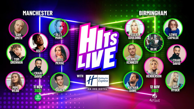 Big names lined up for Hits Radio Live Manchester and Birmingham – On The  Radio