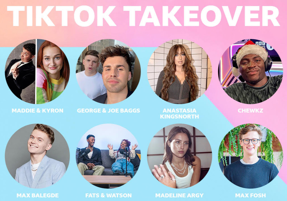 Christmas Tik Tok Takeover a first for BBC Radio 1 – On The Radio