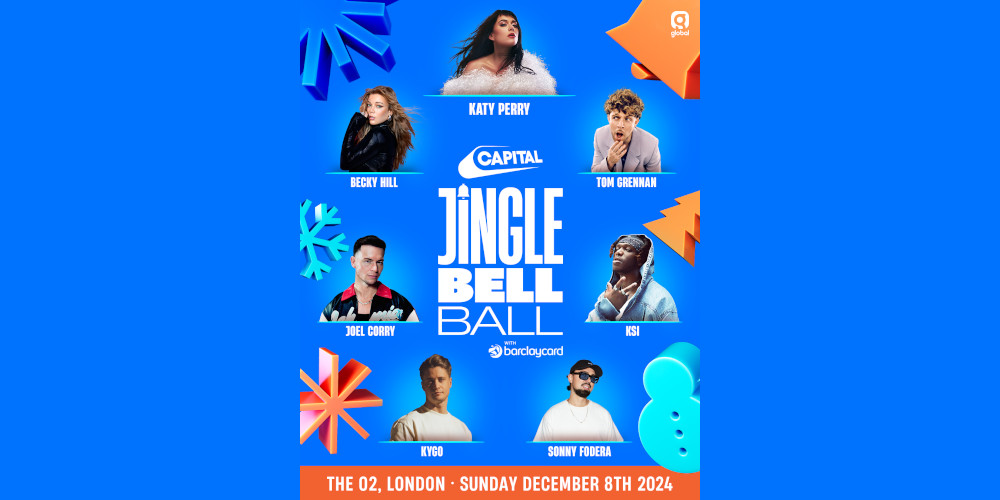 Katy Perry, Becky Hill, Tom Grennan added to Capital’s Jingle Bell Ball