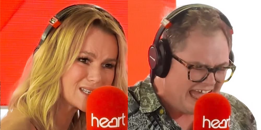 Guess what Amanda Holden and Alan Carr discussed on Heart Breakfast