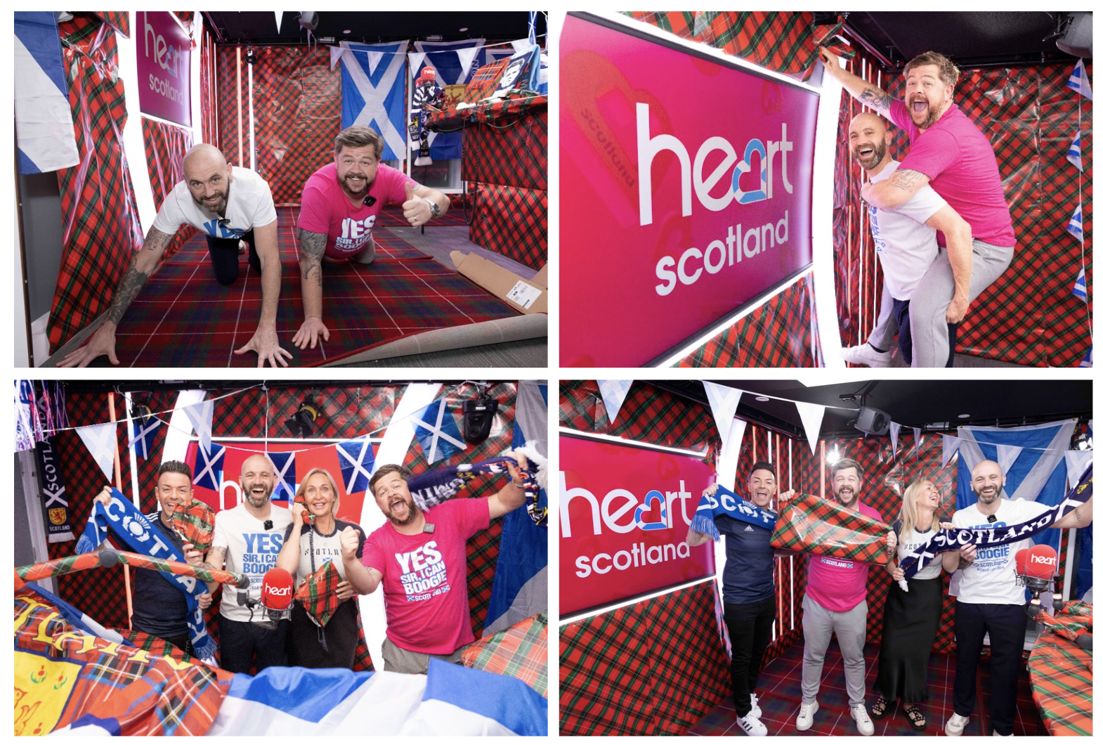 Heart Scotland turns tartan for World Cup