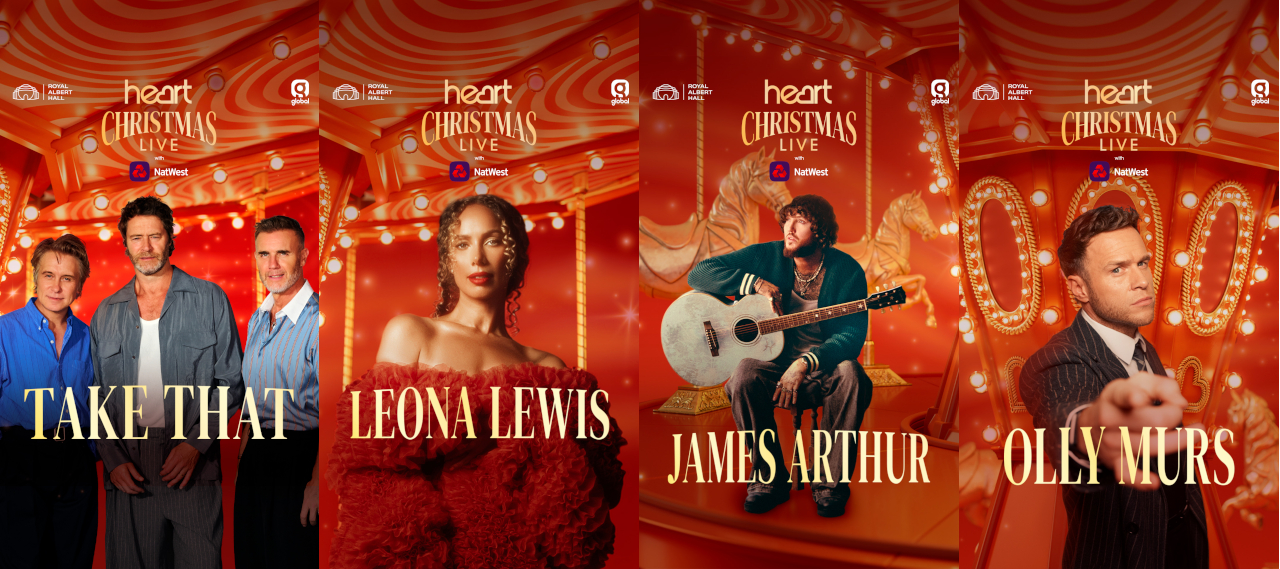 Heart Breakfast reveals three more stars for Christmas Live show